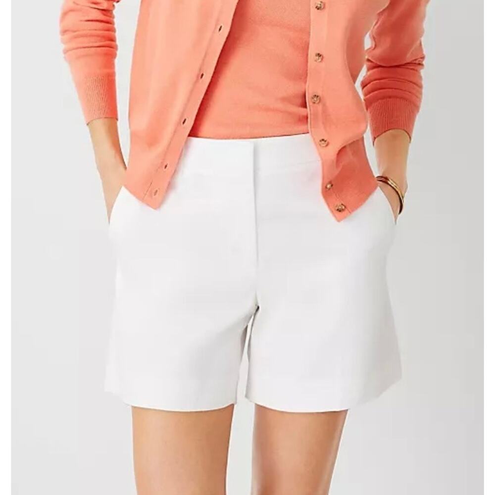 NWT! Ann Taylor White City Shorts Sz 0